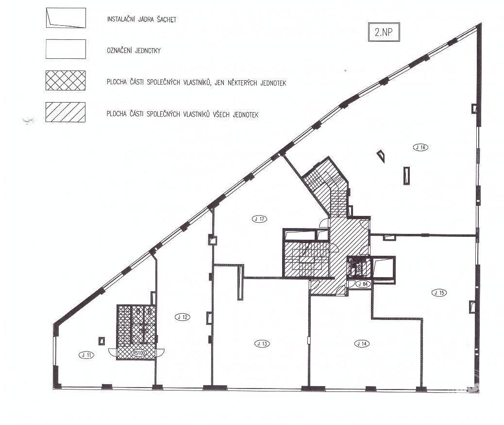 Půdorys prvního patra