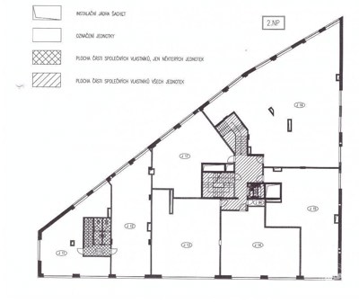 Půdorys prvního patra